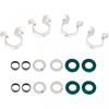 31375050 Fuel Injector Kit As Shown Rubber Metal Direct Replacement 1 Set Easy Installation Practical Design For Ford