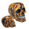[R6687] - Resin Figurine 'Skull' Fire-flames - 150x120x105 Mm