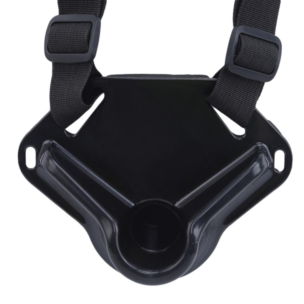 Adjustable Fishing Fighting Belt ABS Material Belly Pole Fish Rod Holder Safety Buckle Lightweight Fishing Waist Belt Fishermen