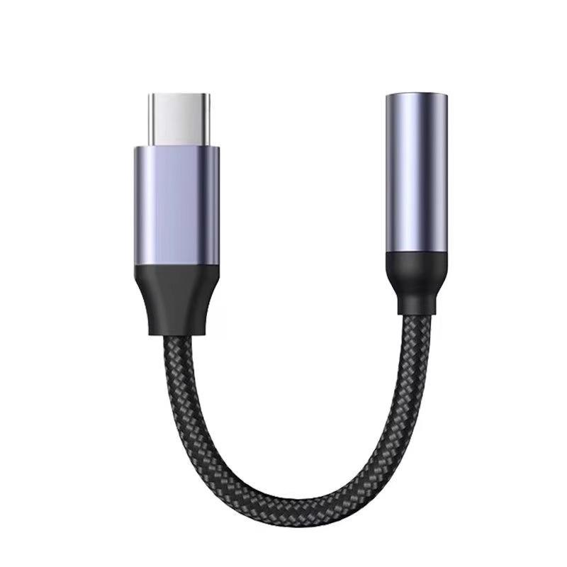 Адаптер для наушников USB-C на 3,5 мм с зарядным устройством и цифровым декодером
