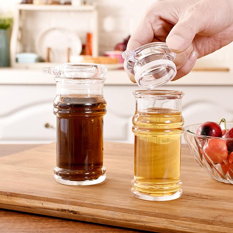 Acrylic Soy Sauce Bottle Large-Capacity Sealed Seasoning Pot Multifunctional Leak-Proof Vinegar Oil Bottle Kitchen Utensils Tool