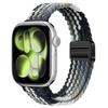 Плетеный нейлоновый ремешок для Apple Watch Ultra 3 49 мм 11 10 46 мм 42 мм Браслет с магнитной застежкой IWatch 9 8 7 41/45 мм 6 5 4 SE 44/40 мм