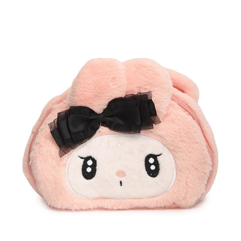 Kuromi Plush Makeup Bag With Animal Pattern For Kids Girls Boys Storage