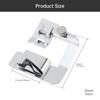 Multi-Size 1/2 3/4 1 Inch 13 19 25mm Metal Wide Rolled Hem Presser Foot Low Shank Sewing Machine