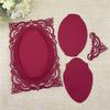 Flower Oval Frame Metal Cutting Dies Stencil Scrapbooking Photo Album Embossing Paper Cards Crafts