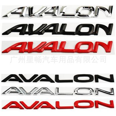 3D Металлический Английский Буквы AVALON Эмблема Логотип Автомобильная Боковая Наклейка Декор Кузова Наклейка Авто Внешние Аксессуары Подходит AVALON Азиатский Дракон