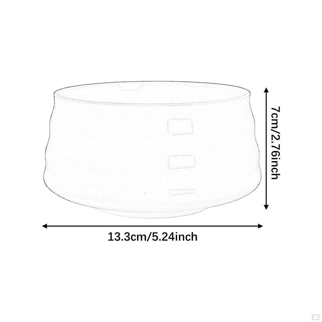 Керамическая чаша для матча, ручная работа, японское приготовление, портативный фарфор, смешивание чая