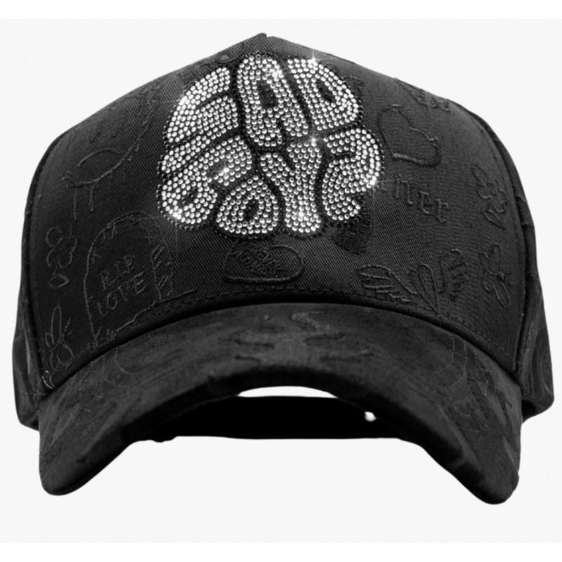 Unisex Adjustable Baseball Cap With Embroidered Letter Hip Hop Style Cotton Hat Men Women