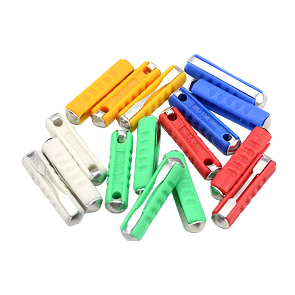 WMYCONGCONG European Auto Fuses 200 Pieces 5A 8A 10A 16A