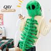 Kids Dinosaur Skeleton Toy Plush Realistic Costume with Flexible Spine Fixation Headgear And Sound Effects Lightweight Headband for Halloween