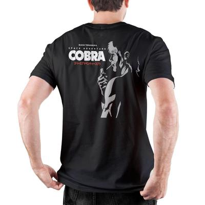 Футболки Space Adventure Cobra Мужские из чистого хлопка Винтажная футболка Круглый вырез Аниме Ретро Футболка Короткий рукав Топы Большой размер