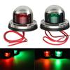 12V8 LED Waterproof Yacht Light Stainless Steel Marine LED Navigation Light Red & Green Signal Lichter Navy Guide