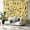 C. Jones Wall tapestry, aesthetic printed fabric blanket, suitable for bedroom, living room, and home decor.