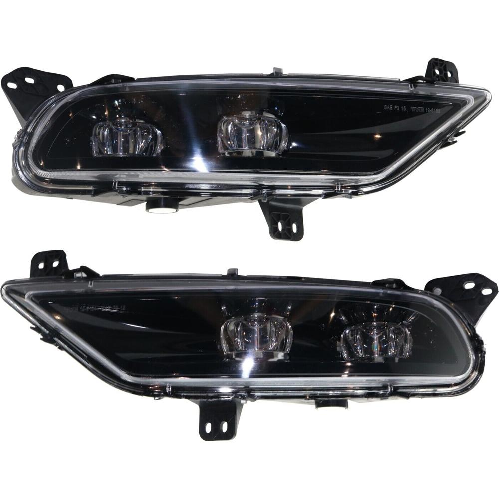 Pair Fog Light For 2011-2022 Chrysler 300 Right Left Driver and Passenger Side Driving Lamp