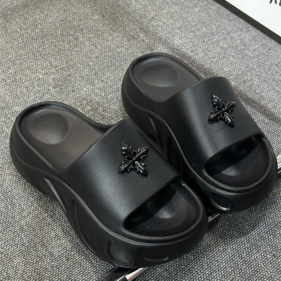 Новые летние шлепанцы на толстой подошве и толстом каблуке, женские летние шлепанцы на толстой подошве для прохлады на море