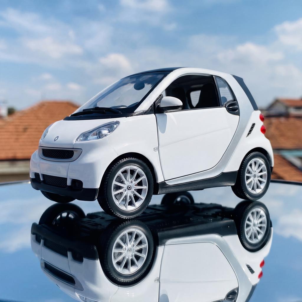 CAG5 1:32 Модели автомобилей Mercedes Benz Smart Mini из сплава, литые металлические, для мальчика, высокая симуляция, миниатюрные, праздничный подарок, модные домашние украшения