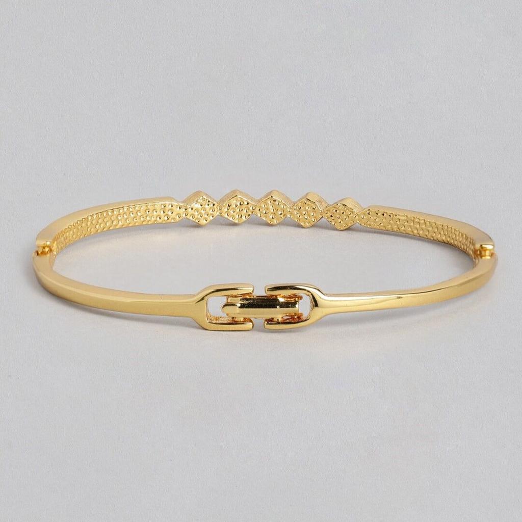 Estele Gold Plated Stud Bracelet For Women