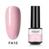 ROSALIND 80 Colors Pure Color Gel Nail Polish Nail Art Manicure Semi Permanent Gel UV Hybrid Varnishes Base Top Coat Enamels Nail Gel New