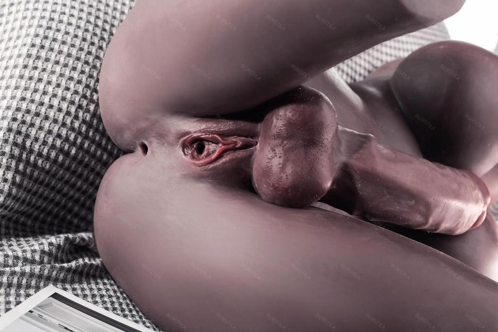 HWC17-Полутело без рук черный большая грудь пенис силиконовая имитация на ощупь мужчины и женщины секс-кукла реалистичная грудь игрушка для взрослых мастурбатор