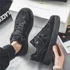 2024 Black Sneaker Flat Shoes Comfortable In All Seasons Breathable Versatile Men's Casual Shoes High-end Luxury Sneakers Man