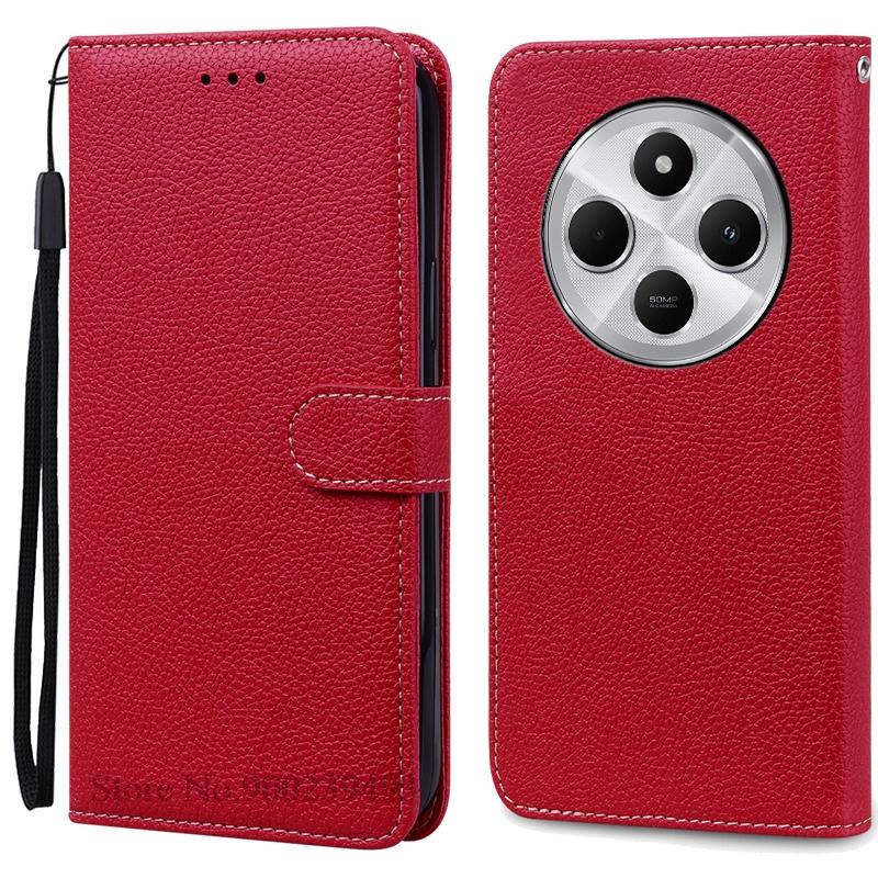 For Redmi 14C 4G Case Soft Silicone Pu Leather Wallet Flip Case For Xiaomi Redmi 14C Case Stand Book Cover For Redmi 14 C Fundas