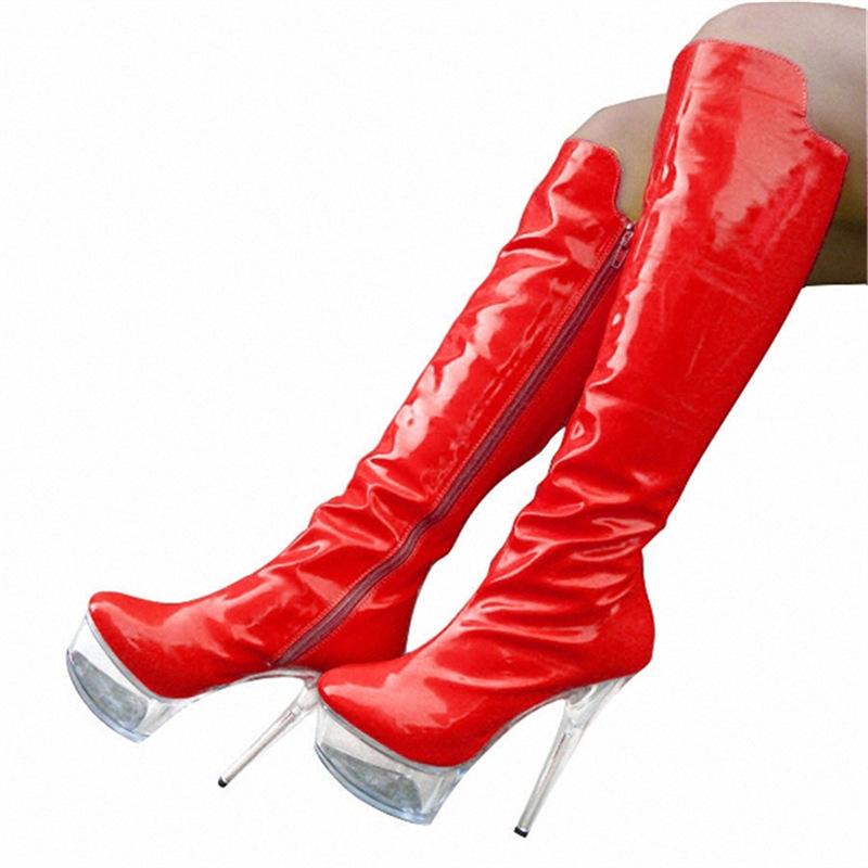 Летние ботфорты с круглым носком, черная клеевая подошва, супервысокий каблук 15 см, женские ботинки в британском стиле, размеры 34-46