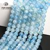 Jinde Jewelry Natural Blue Calcite & Lapis Beads for DIY Bracelet