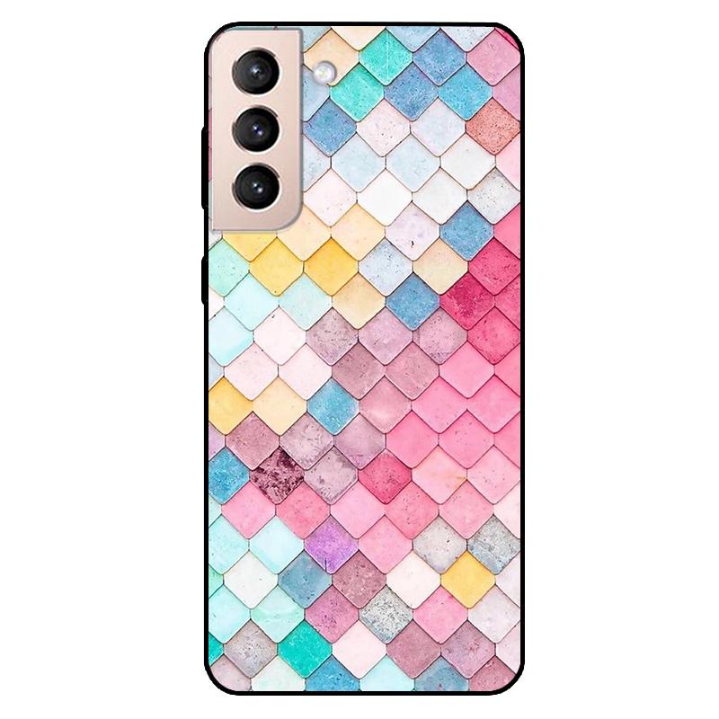 Чехол для Samsung S21 FE Мягкий силиконовый ТПУ Задняя крышка Для Samsung S21 Plus 5G Чехлы для телефонов на Galaxy s21 Ultra S 21 FE Чехол-оболочка
