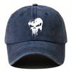 Fashionable Printed Skull Baseball Cap for Outdoor Sun Protection, Sports Cycling, Holiday Camping, Travel, and Casual Wear