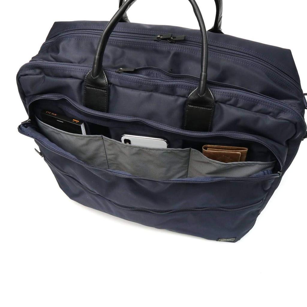Porter TIME 2WAY OVERNIGHT Деловая сумка [Porter] ПОРТФЕЛЬ(L) 655-08294 Черный/10