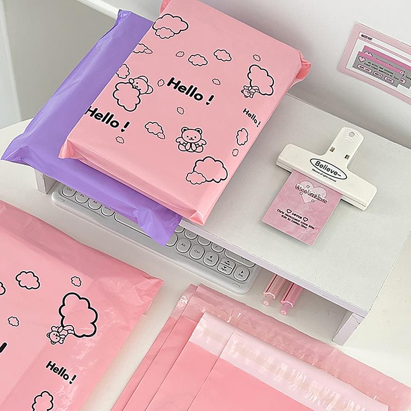 10 шт. курьерская сумка конверт упаковка сумка для доставки водонепроницаемый самоклеящийся пакет почтовые пакеты пластиковый транспортный мешок