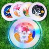 Светодиодная летающая тарелка для улицы Детская модная силиконовая игрушка НЛО Тренировка Родительско-детская игра Интерактивная игрушка Летающая тарелка для домашней собаки