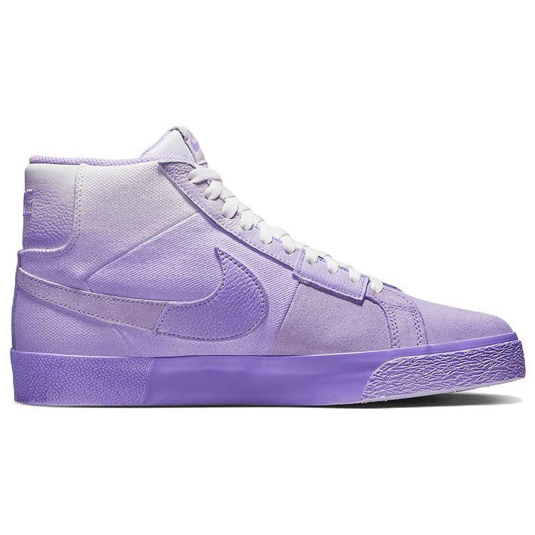 Nike Zoom Blazer Mid Premium SB Сиреневые мужские кроссовки Фиолетово-белые DR9087-555