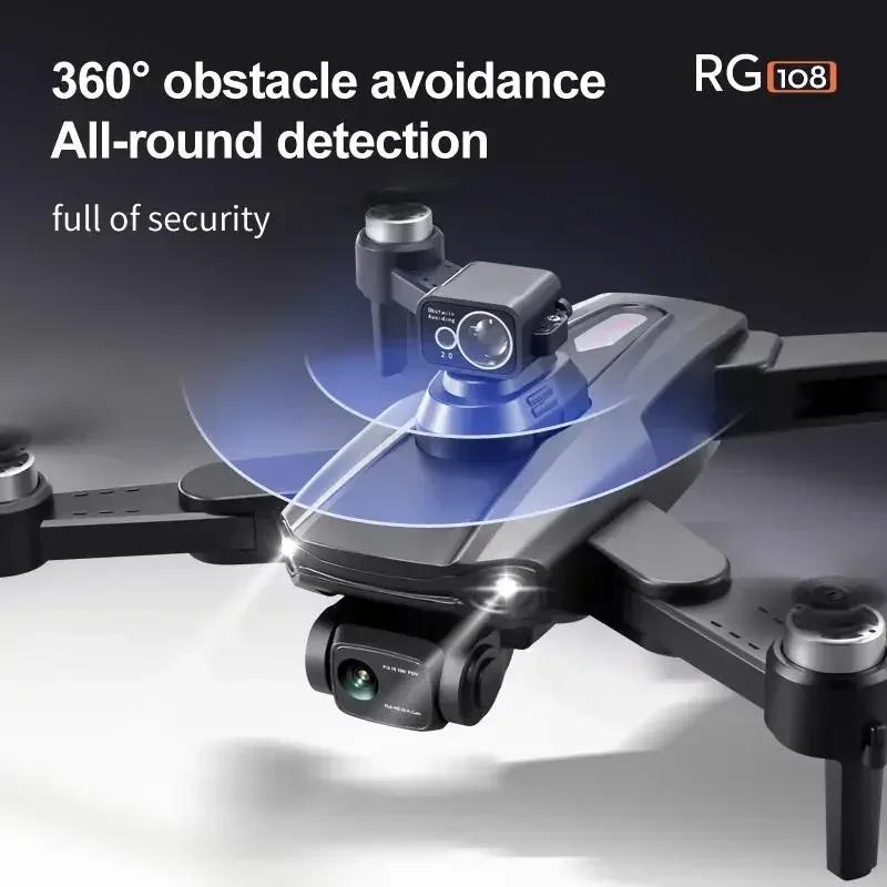 RG108 GPS Drone Flight 1.5KM 8K HD Dual Camera Aerial Photography Brushless Motor Folding Obstacle Avoidance Quadcopter