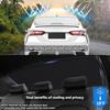 ZATOOTO Солнцезащитная шторка на заднее стекло для Toyota Camry 2018- Двухслойная солнцезащитная шторка на заднее стекло для защиты от солнца и обеспечения конфиденциальности Обеспечивает отличную видимость Солнце