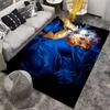 Cool Blue Lightning Combat Hero Carpet Suitable for use as an anti-slip game mat for living room and bedroom sofas