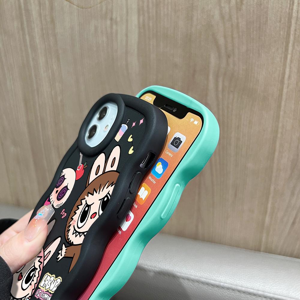 Окрашенный узор Big Wave Edge Мягкий силиконовый материал Macaron чехол для телефона противоударный защитный резиновый чехол для Samsung Xiaomi Poco Redmi