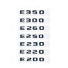 E200 E260 E300 E400 E220d E350e E300de 4Matic ABS Эмблема для Mercedes Benz W213 Наклейка Логотип на багажник автомобиля наклейка на машину VU6