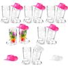 24/33 Pcs Food Grade Mini Plastic Boot Cups Set Portable Beer Boot Mugs Wedding Party