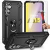Protective Case - Booling - for Samsung Galaxy A15 4G-5G - Rigid - Black - 2 Tempered Glass Included