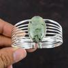 Moss Prehnite Gemstone Bangle Handmade Jewelry Brand New Bangle 925 Sterling Silver Cuff Bracelet Adjustable Bangle Unique Jewelry For Gifts
