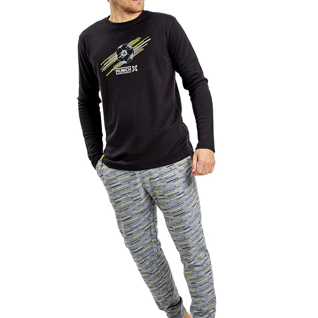 Long Sleeve Winter Pajamas MUDP0451 Мужские зимние пижамы, Мужская одежда для сна, Мужской пижамный комплект