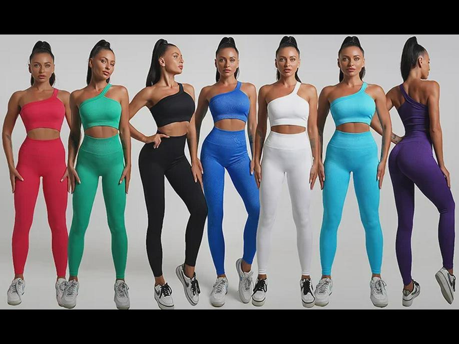 Костюм для йоги и бега в европейско-американском стиле с принтом тай-дай, эластичный, с трикотажными брюками для женщин