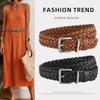 New Hand-woven Belt for Women with Dress Decorative Women's Wide Belt