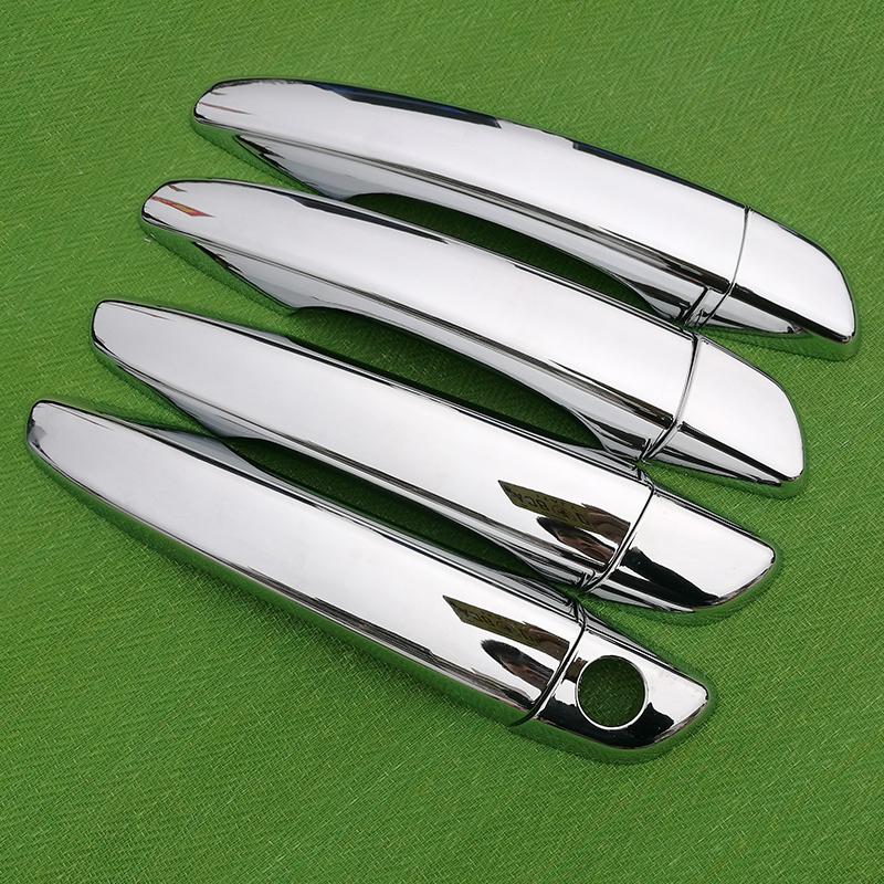 for Peugeot 5008 SUV 2017 2018 Luxurious Chrome Handle Cover Trim Set for 5008 2nd Gen MK2 Car Accessories Stickers Car Styling