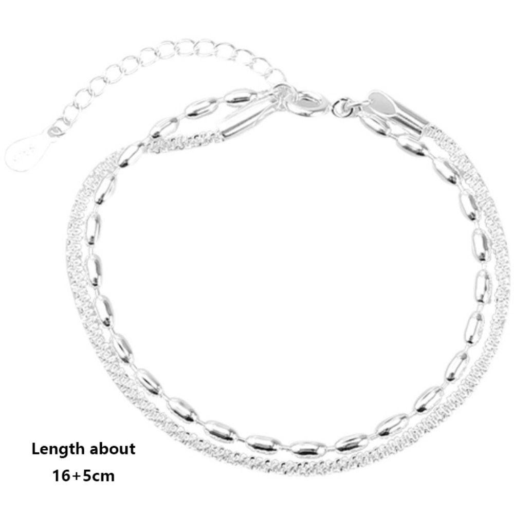 Fashion Adjustable Bracelet Sparkling Women's Bracelet Bracelet Jewelry Set Wedding Party Jewelry