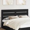 Headboard Black Oak Effect Wood Based Material