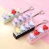 4 Keys Clickable Button Fidget Toy Decompression Fidget Keychain  Bag Charm