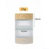 5G-100G Frost Glass Cream Bottle с деревянной крышкой портативная пустая бутылка для ухода за кожей гель сыворотка контейнер косметический дозатор инструмент