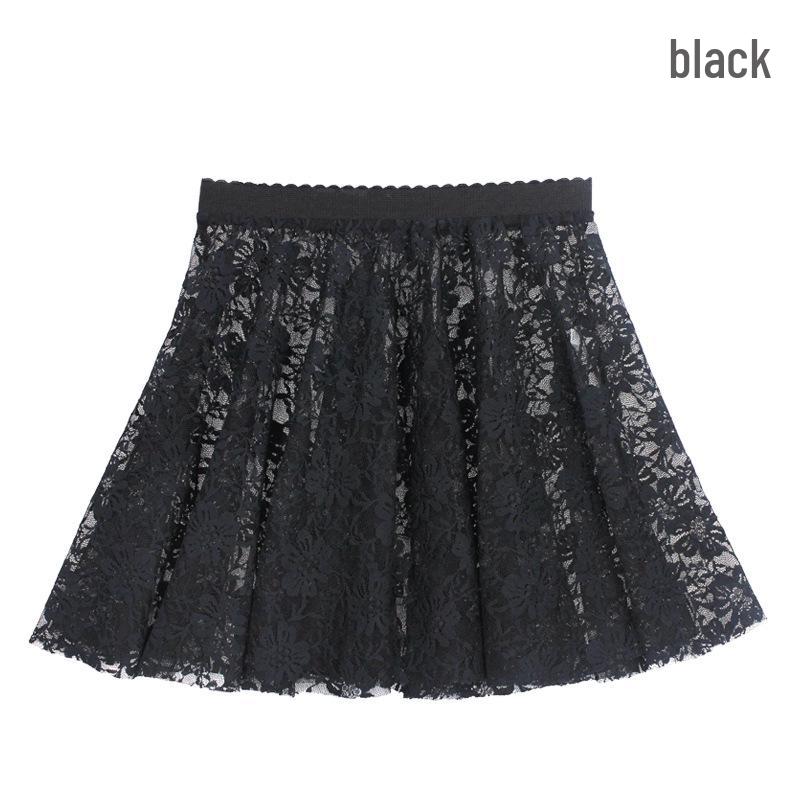 Girls' Chiffon Ballet Skirt - Toddler Dance Costume with Lace Trim